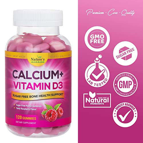Foto 5 pulgar | Complemente El Calcio De Nature's Nutrition Con Gomitas De Vitamina D3 - Venta Internacional.