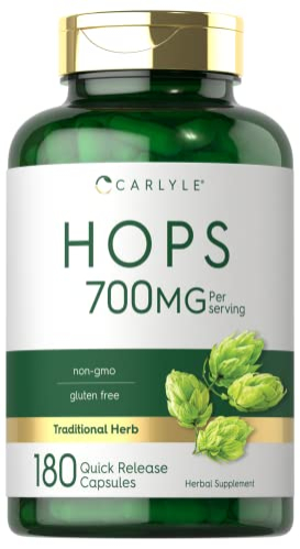 Suplemento De Lúpulo Carlyle 700 Mg 180 Cápsulas Sin Ogm Gluten Fr - Venta Internacional.