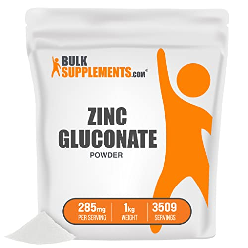 Foto 2 pulgar | Gluconato De Zinc En Polvo Bulksupplements.com 1 Kg - Vegano - Venta Internacional.