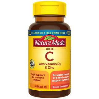 Foto 1 | Suplemento De Vitamina C Nature Made Super C Con Vitamina D3 Y Zinc - Venta Internacional.
