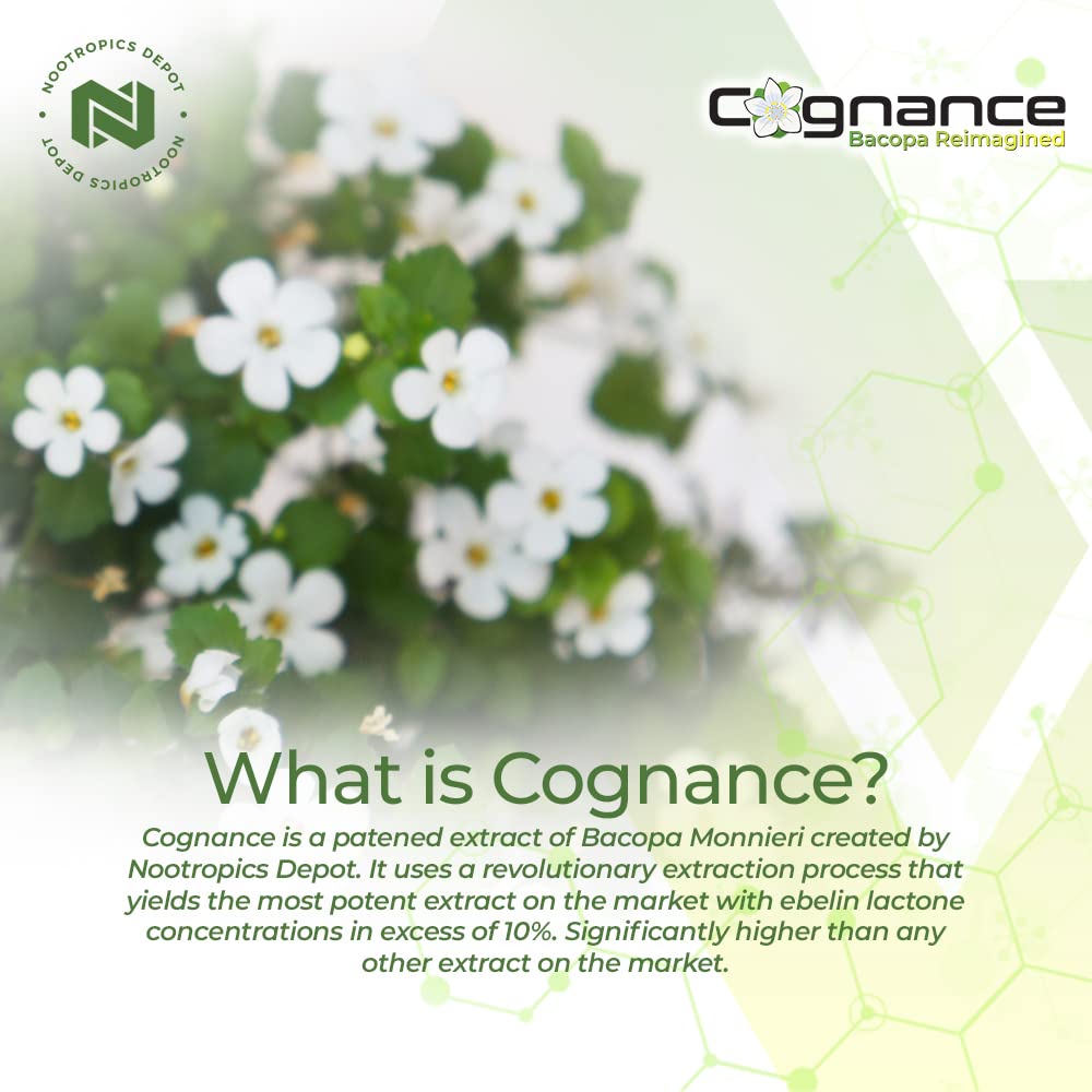 Foto 6 pulgar | Suplemento Nootropics Depot Cognance Enhanced Bacopa 100 Mg - Venta Internacional.