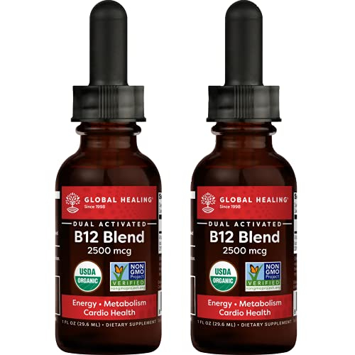 Foto 2 pulgar | Suplemento Global Healing Center Vegansafe B12 2500 Mcg 30 Ml - Venta Internacional.