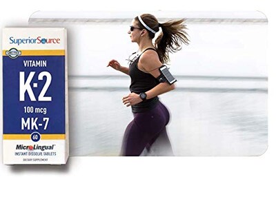 Foto 3 | Suplemento De Vitamina K2 Mk-7 De Fuente Superior, 100 Mcg, 60 Tabletas - Venta Internacional.