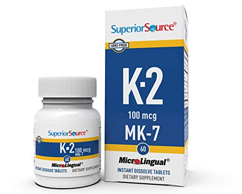 Foto 8 pulgar | Suplemento De Vitamina K2 Mk-7 De Fuente Superior, 100 Mcg, 60 Tabletas - Venta Internacional.