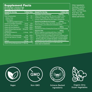 Foto 2 | Suplemento Bulletproof Greens De 250 Ml Al Día Con Superalimentos - Venta Internacional.