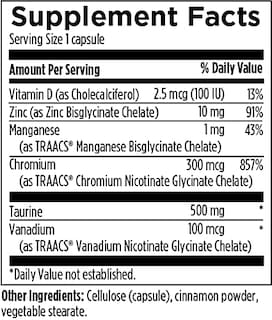 Foto 3 | Diseños De Suplementos Para La Salud Chromium Synergy 90 Cápsulas - Venta Internacional.