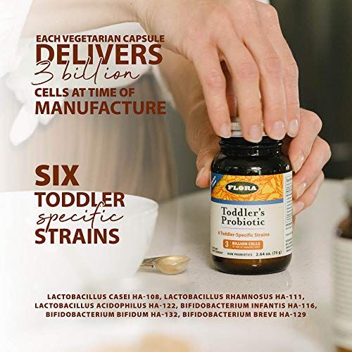 Foto 4 pulgar | Polvo Probiótico Flora Toddlers 78 Ml 3 Mil Millones De Cfu Gluten Fr - Venta Internacional.