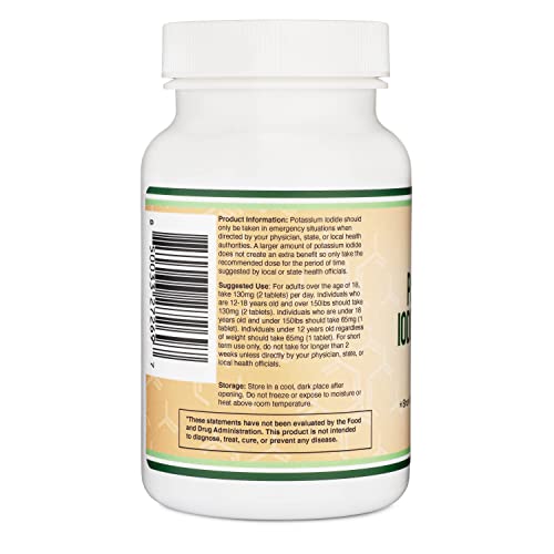 Foto 3 | Tabletas De Yoduro De Potasio Double Wood Supplements 130 Mg - Venta Internacional.