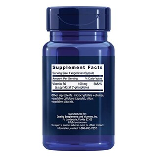 Foto 2 | Suplemento Life Extension De Piridoxal 5'-fosfato, 100 Mg P5p - Venta Internacional.