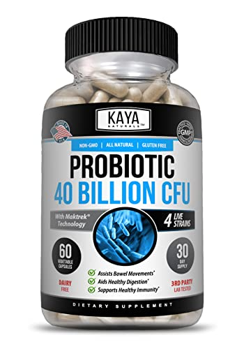 Foto 1 | Suplemento Probiótico Kaya Naturals, 40 Mil Millones De Cfu, 60 Cápsulas - Venta Internacional.