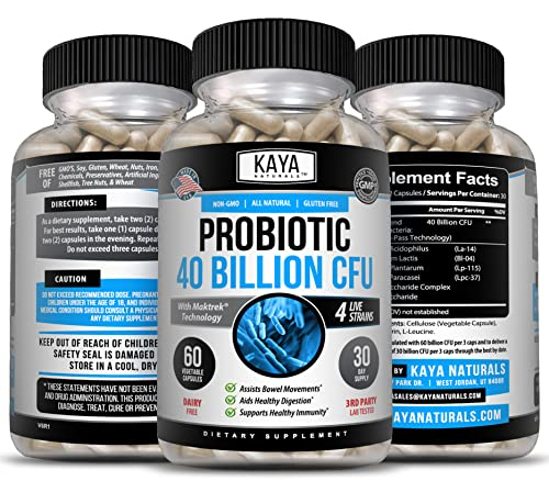 Foto 7 | Suplemento Probiótico Kaya Naturals, 40 Mil Millones De Cfu, 60 Cápsulas - Venta Internacional.