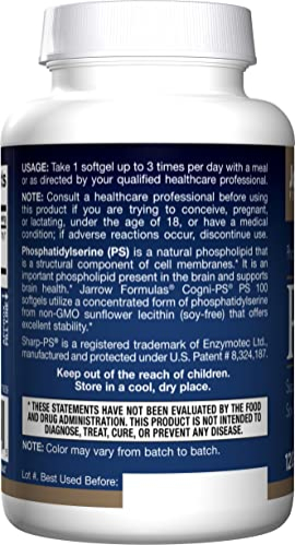 Foto 3 pulgar | Suplemento Jarrow Formulas Ps 100 De Fosfatidilserina 100 Mg - Venta Internacional.