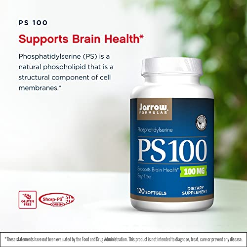 Foto 6 pulgar | Suplemento Jarrow Formulas Ps 100 De Fosfatidilserina 100 Mg - Venta Internacional.
