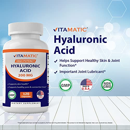 Foto 4 pulgar | Suplementos De Ácido Hialurónico Vitamático 200 Mg 240 Cápsulas X2 - Venta Internacional.