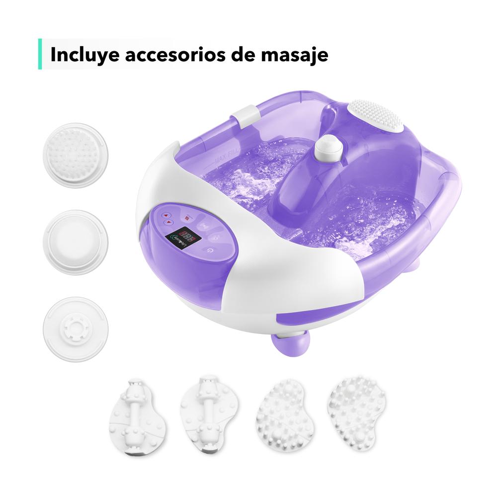 Foto 4 pulgar | Tina Spa para Pies Life&Care FB-675 color Púrpura de Lujo con Hidromasaje y Pedicure