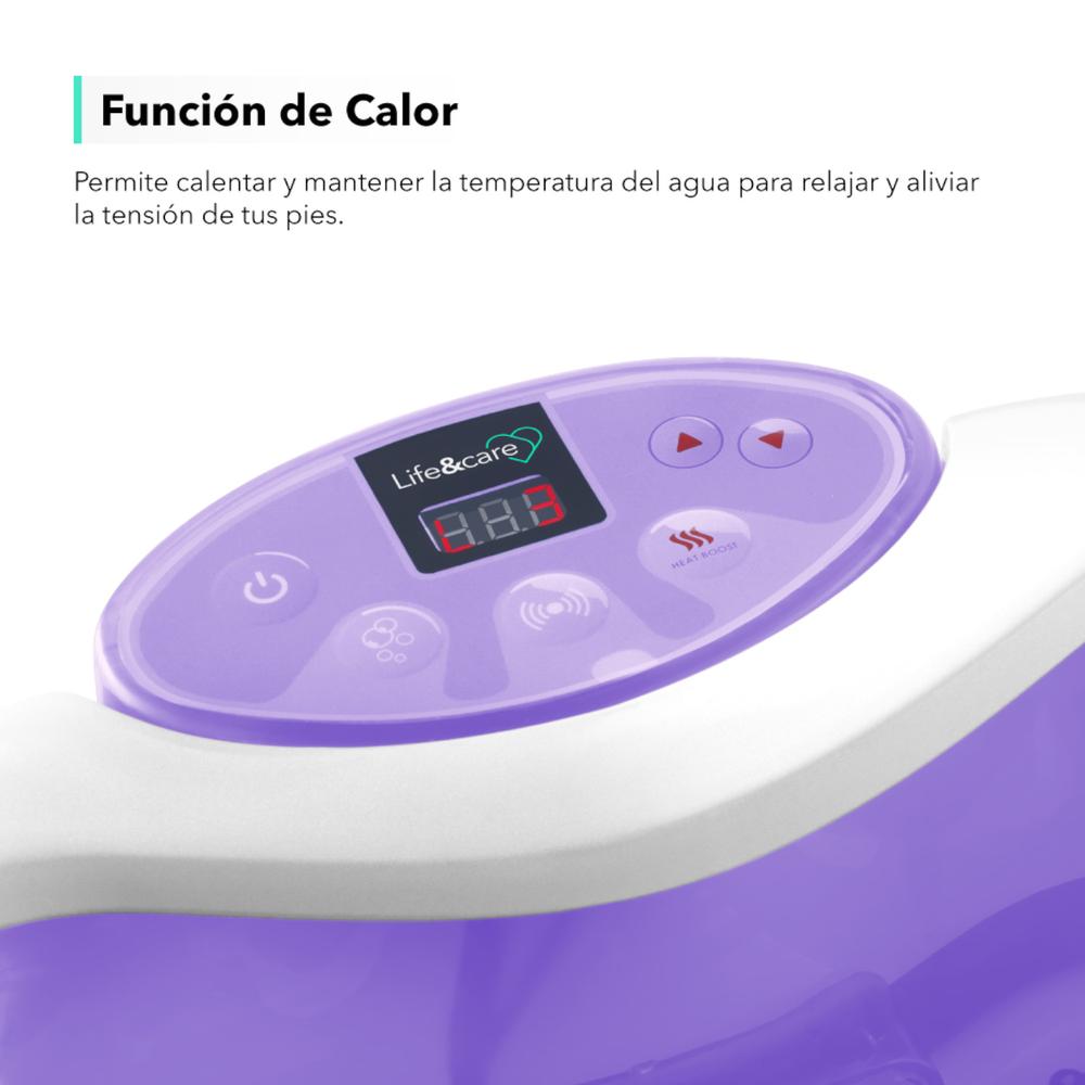 Foto 8 pulgar | Tina Spa para Pies Life&Care FB-675 color Púrpura de Lujo con Hidromasaje y Pedicure