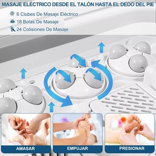 Foto 3 | Spa De Pedicura Tina Para Pies Masajeador Eléctrico Eo Safe Imports Esi-18430 Blanco
