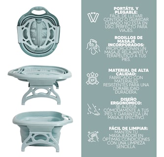 Foto 4 | Jauz Tina Masajeador Para Pies Spa Portátil Color Verde