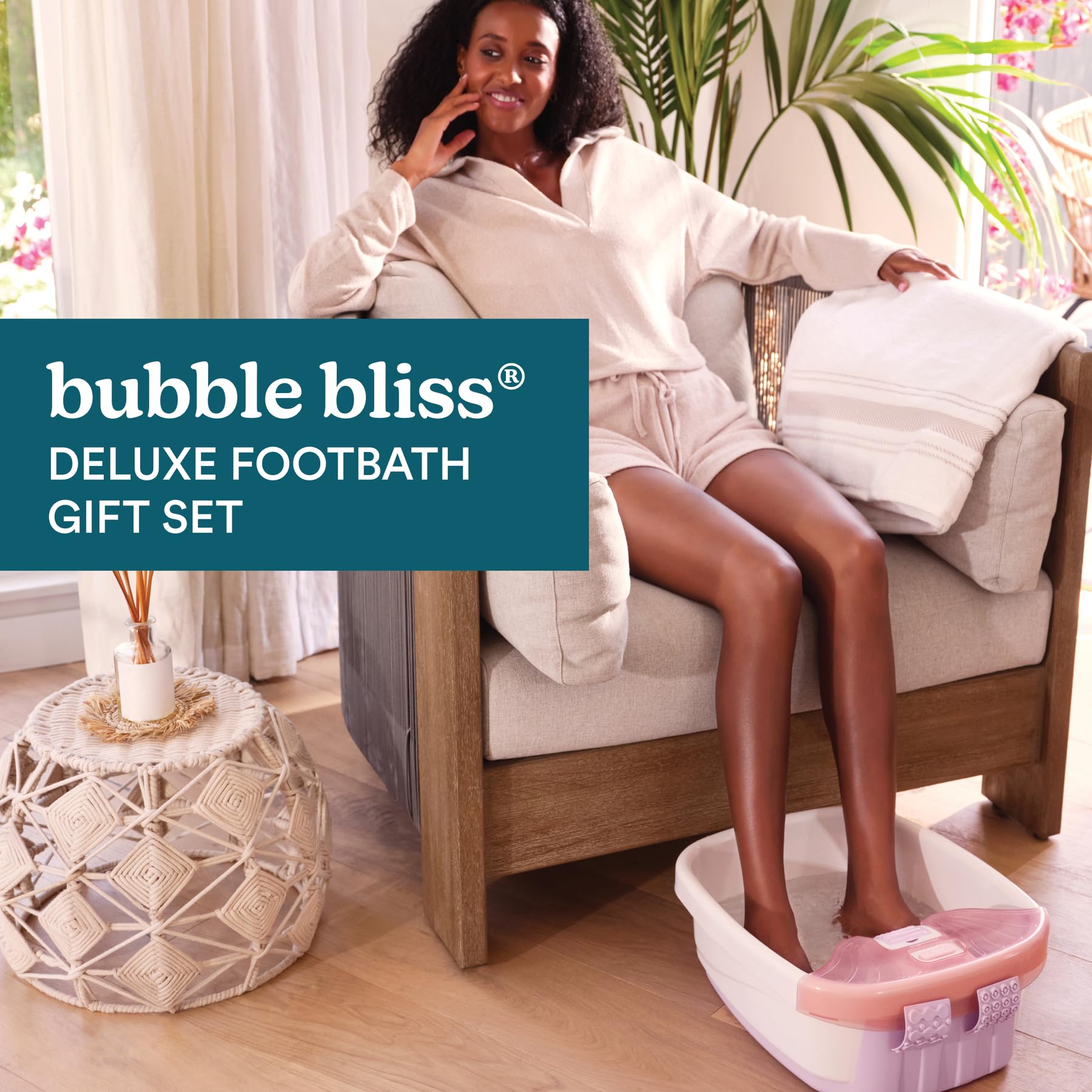 Foto 3 pulgar | Footbath Homedics Bubble Bliss  Deluxe Con 3 Accesorios De Masaje - Venta Internacional.