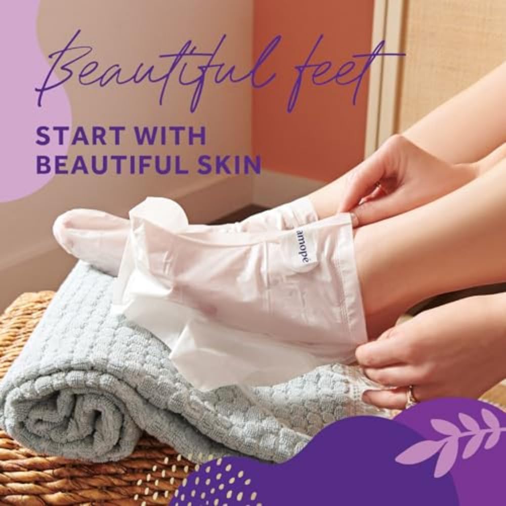 Foto 3 | Mascarilla Para Pies Amopé Pedimask, Calcetines Intensamente Hidratantes, 3 Pares - Venta Internacional.