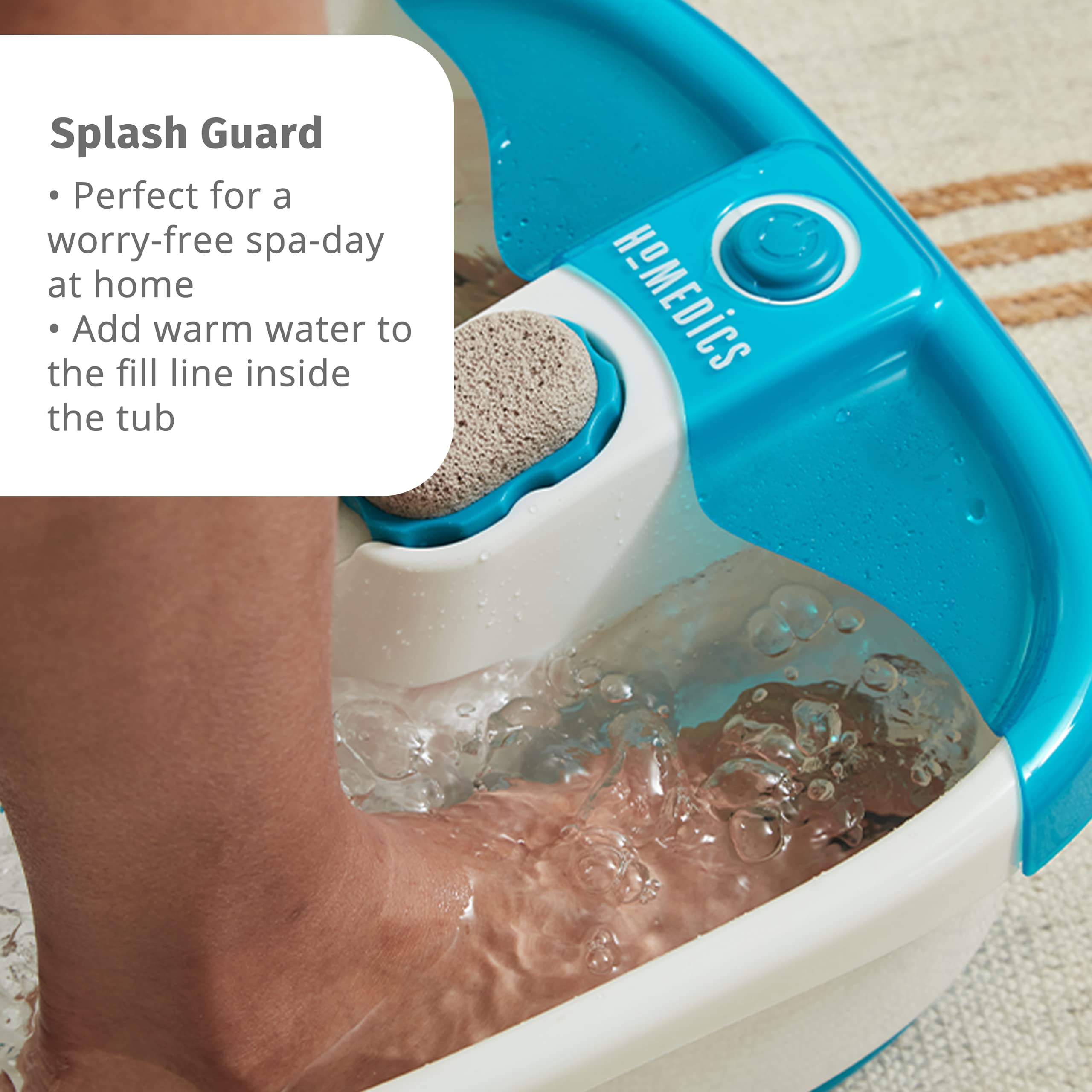 Foto 8 pulgar | Foot Spa Homedics Bubble Mate Toe Touch Controlled Con Calor - Venta Internacional.