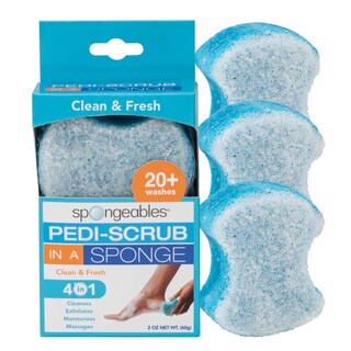 Foto 1 | Esponja Exfoliante Para Pies Spongables Pedi Scrub, 3 Unidades - Venta Internacional.