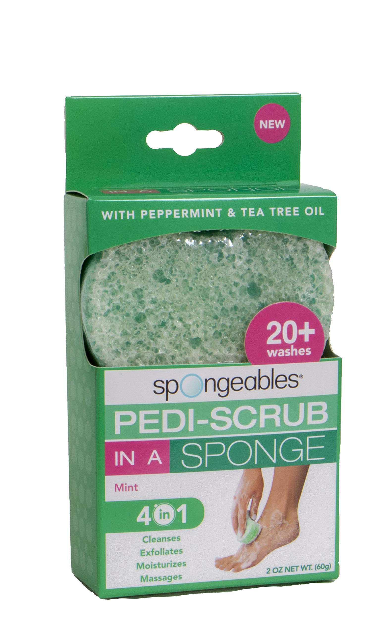 Foto 5 pulgar | Esponja Exfoliante Para Pies Spongables Pedi Scrub, 3 Unidades - Venta Internacional.
