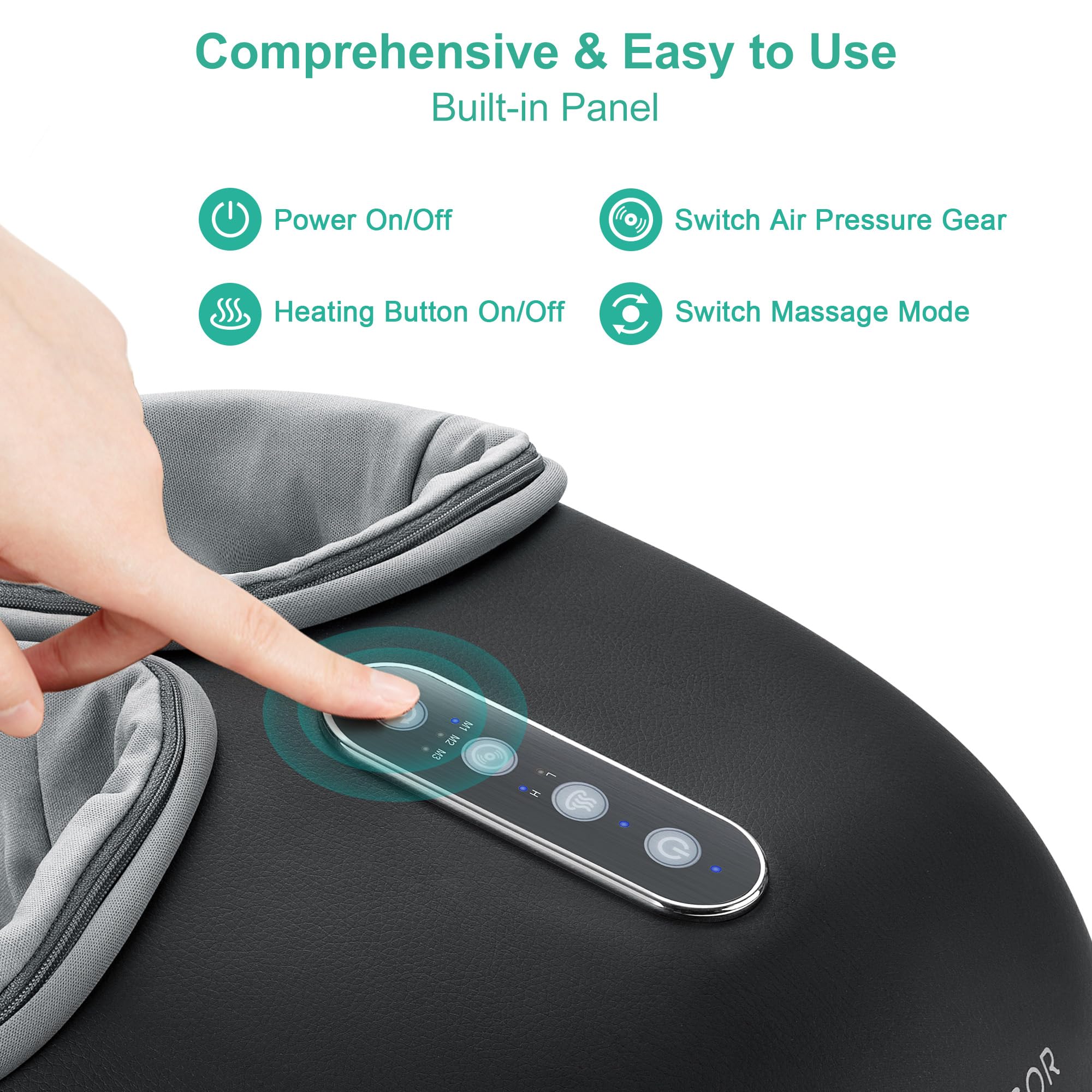 Foto 4 pulgar | Masajeador De Pies Medcursor Con Calor Y Terapia De Amasado Profundo - Venta Internacional.