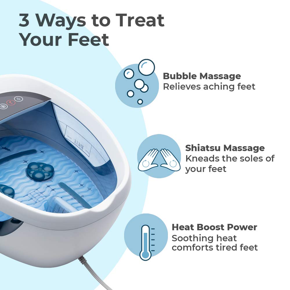 Foto 4 | Masajeador De Spa Para Pies Homedics Shiatsu Bliss Con Heat Boost - Venta Internacional.