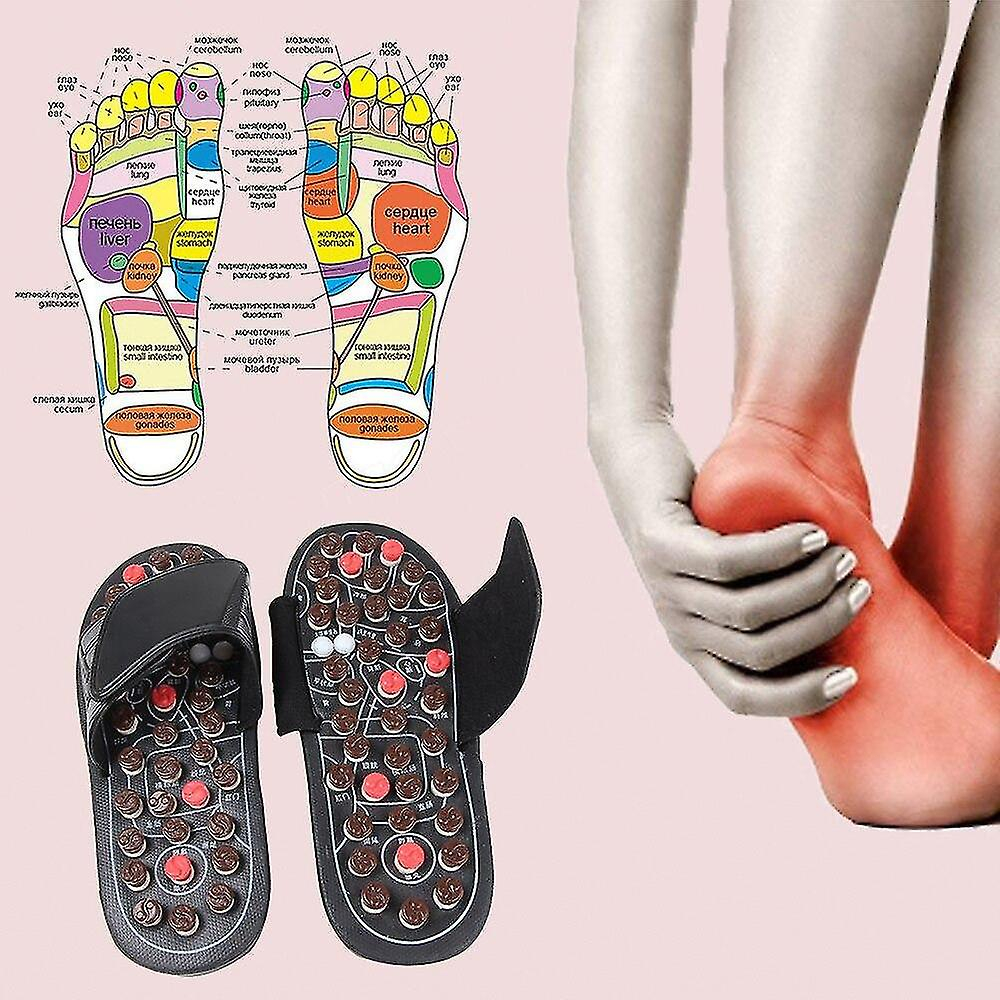 Foto 3 pulgar | Zapatillas De Masaje De Pies  Zapatos Masajeadores Para Terapia De Acupuntura - Venta Internacional.