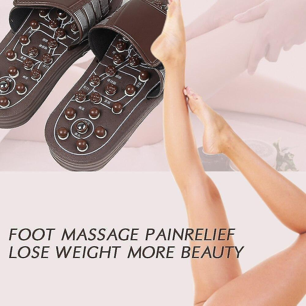 Foto 6 pulgar | Zapatillas De Masaje De Pies  Zapatos Masajeadores Para Terapia De Acupuntura - Venta Internacional.