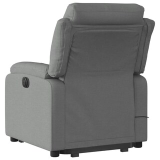 Foto 5 | Sillón Reclinable Para Masajes Power Lift Vidaxl Tela Gris Oscuro - Venta Internacional.