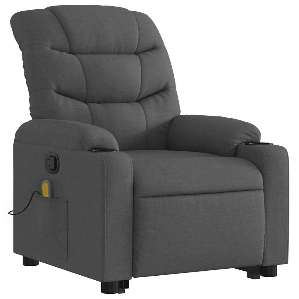 Foto 6 pulgar | Sillón Reclinable Power Lift Vidaxl Para Personas Mayores  Color Gris Oscuro - Venta Internacional.