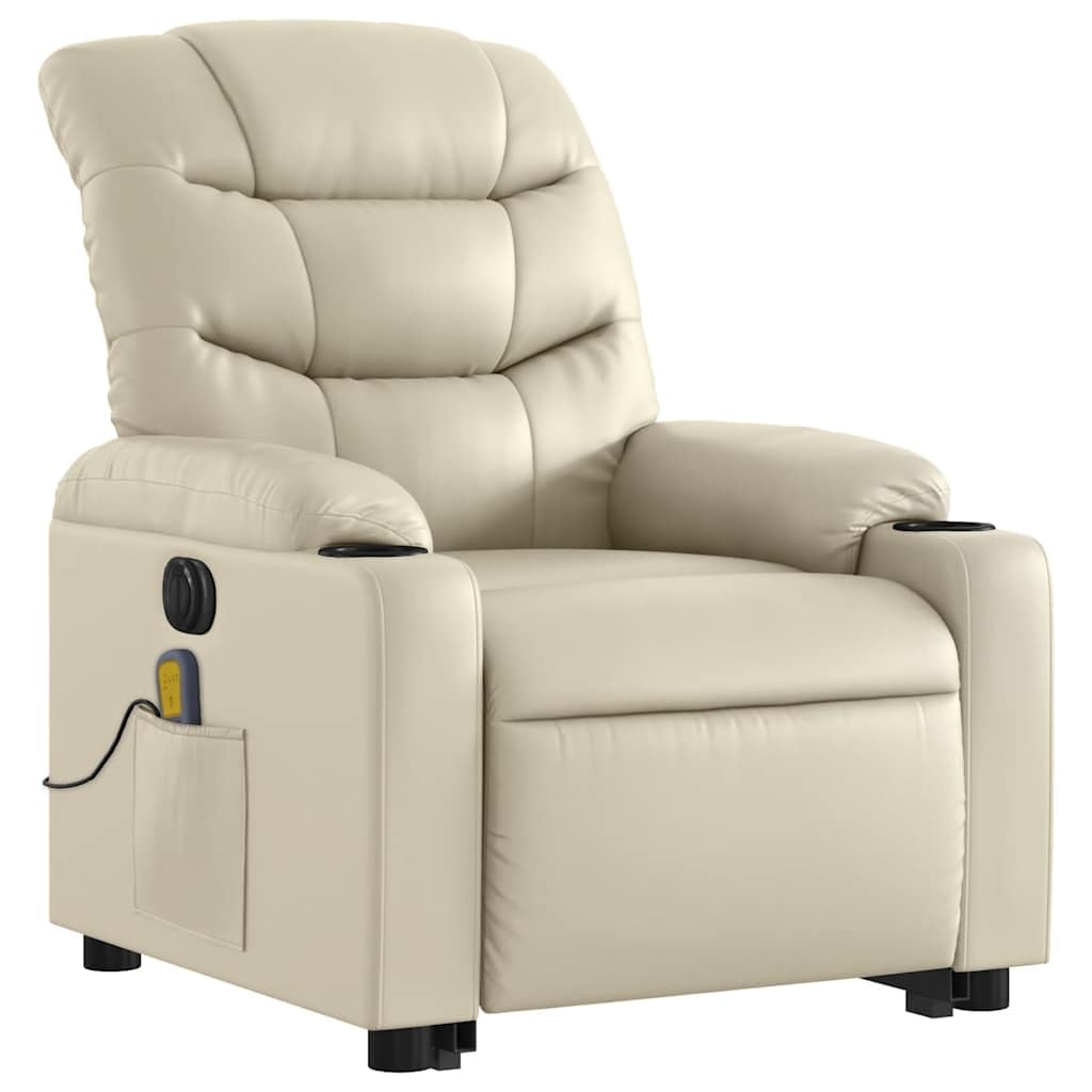 Foto 6 pulgar | Sillón De Masaje Vidaxl Electric Lift & Recline Cream - Venta Internacional.