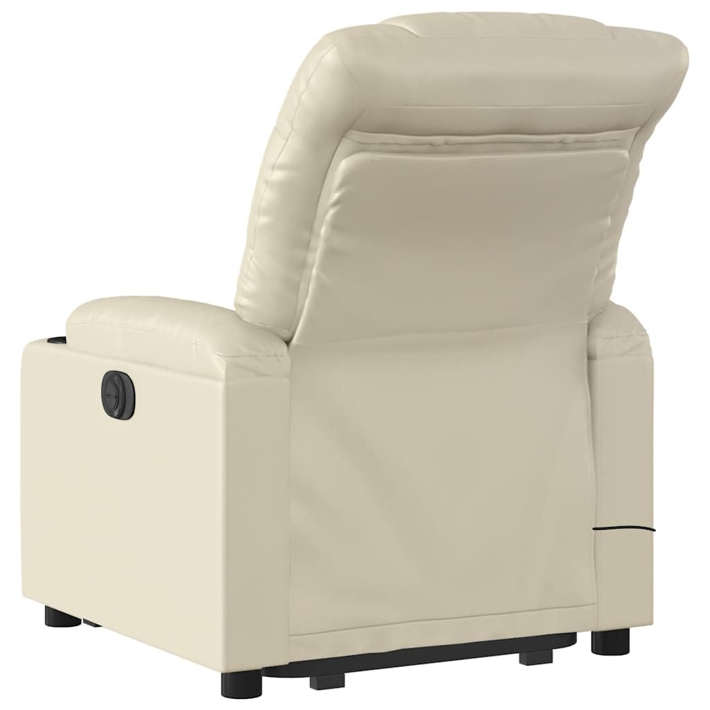Foto 6 | Sillón De Masaje Vidaxl Electric Lift & Recline Cream - Venta Internacional.