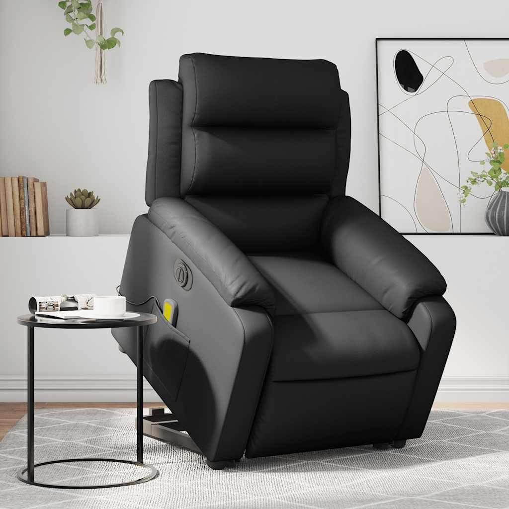 Foto 3 pulgar | Sillón Reclinable Eléctrico Para Masajes Vidaxl Negro - Venta Internacional.