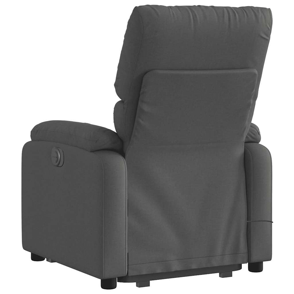 Foto 7 pulgar | Sillón Reclinable Para Masajes Vidaxl Power Lift De Tela Gris Oscuro - Venta Internacional.