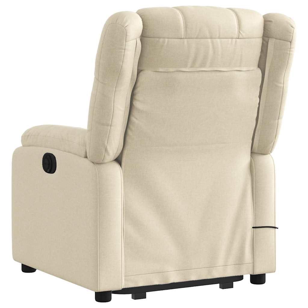 Foto 7 pulgar | Sillón Reclinable De Masaje Vidaxl Cream Electric Power Lift - Venta Internacional.