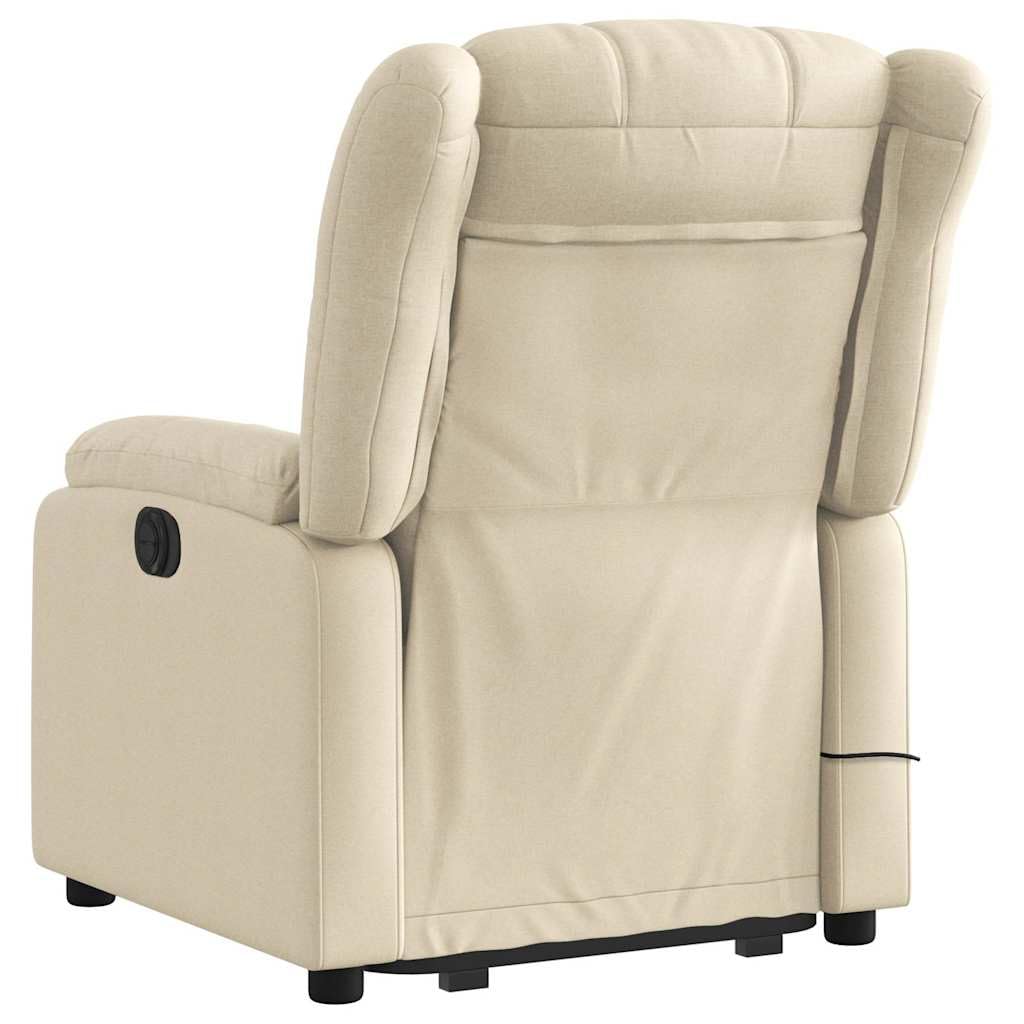 Foto 7 pulgar | Sillón Reclinable De Masaje Vidaxl Electric Power Lift Cream - Venta Internacional.