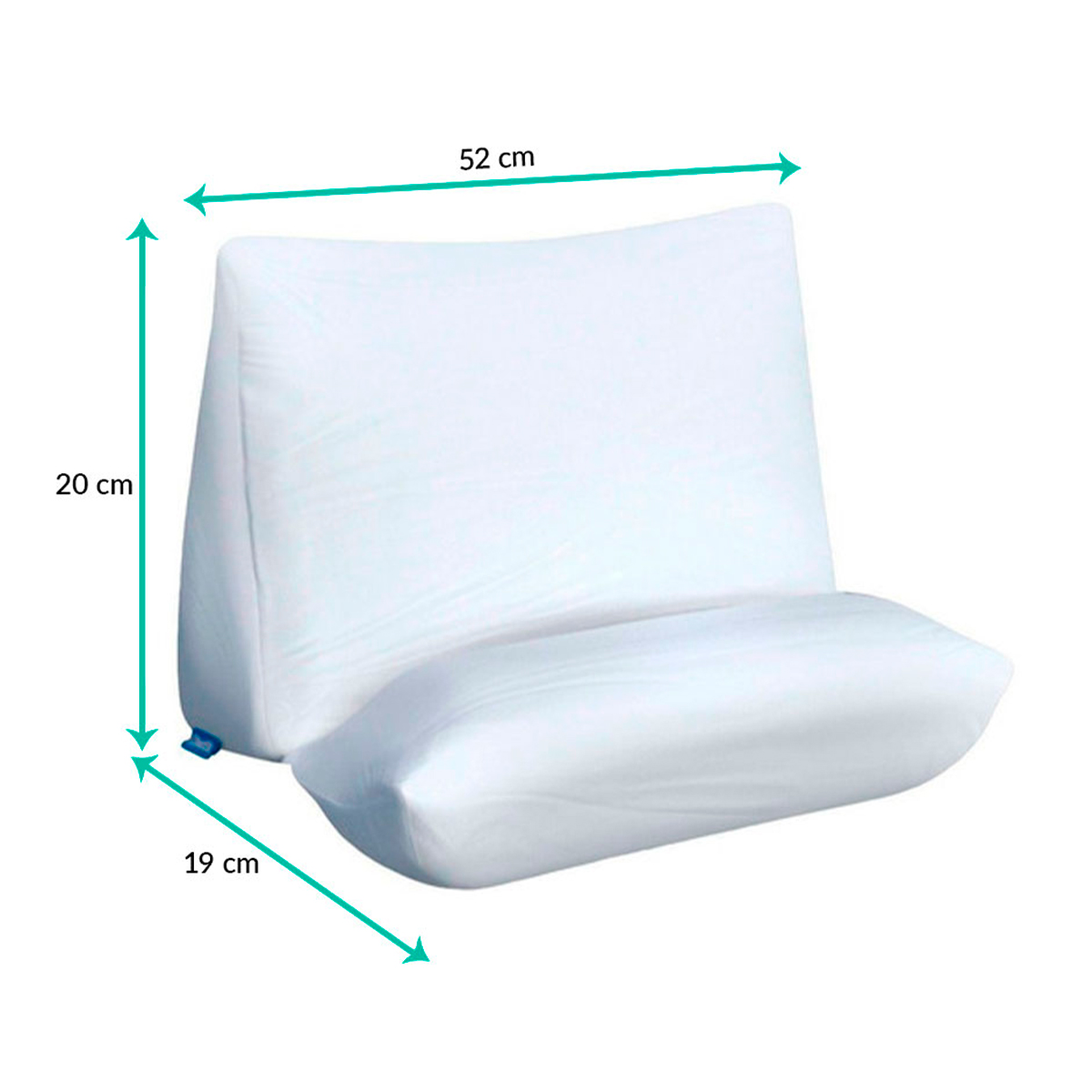 Foto 9 pulgar | Almohada Tv Ofertas Contour Flip Pillow 10 En 1 Color Blanco Multiusos Extra Cómoda