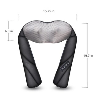 Foto 4 | Masajeador para Cuello y Hombros Shiatsu Life&Care LC-NM03 Negro con Calor