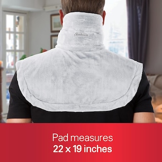 Foto 5 | Almohadilla Térmica Con Contorno Sunbeam Para Aliviar El Dolor De Cuello Y Hombros - Venta Internacional.