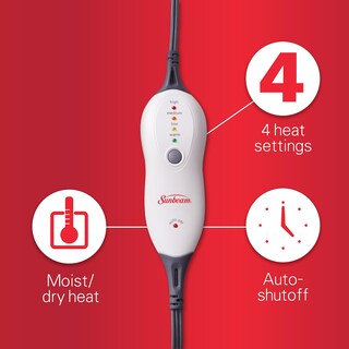 Foto 7 | Almohadilla Térmica Con Contorno Sunbeam Para Aliviar El Dolor De Cuello Y Hombros - Venta Internacional.