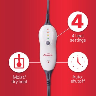 Foto 6 | Almohadilla Térmica Sunbeam Para Aliviar El Dolor De Cuello Y Hombros - Venta Internacional.