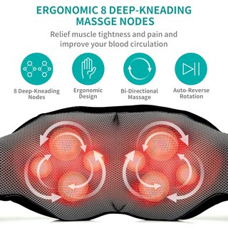 Foto 2 | Almohada de Masaje Nekteck Shiatsu para Cuello y Espalda - Venta Internacional