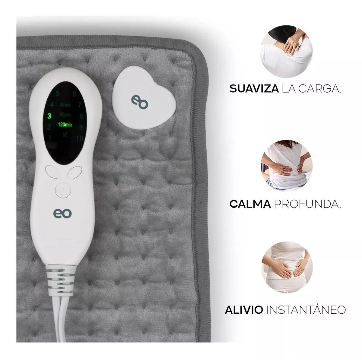 Foto 4 pulgar | Language Almohadilla Térmica Cojín Eléctrico Para Rehabilitación  Eo Safe Imports Esi-15418-1 Gris