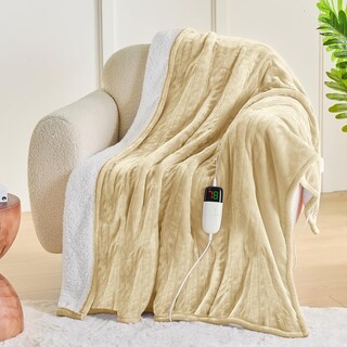 Foto 7 | Manta Greenoak con Calefacción Eléctrica Beige - Venta Internacional