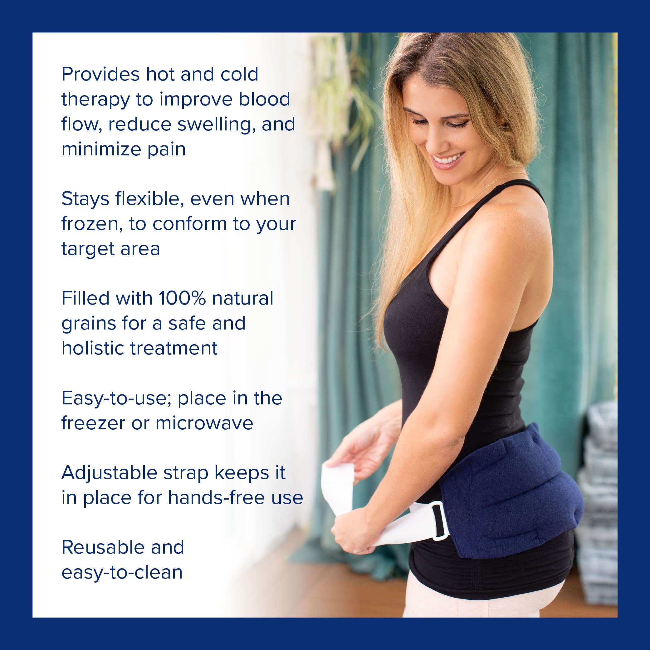Foto 5 | Envoltura De Espalda Heat Pad Bed Buddy Para Dolor De Espalda, Cuello Y Músculos - Venta Internacional.