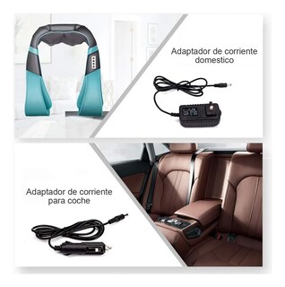 Foto 4 | Masajeador Cuello Electrico Kimhi Masaje Cervical Espalda Y Hombros 3 Velocidades Y 16 Cabezales Uso En Casa, Coc