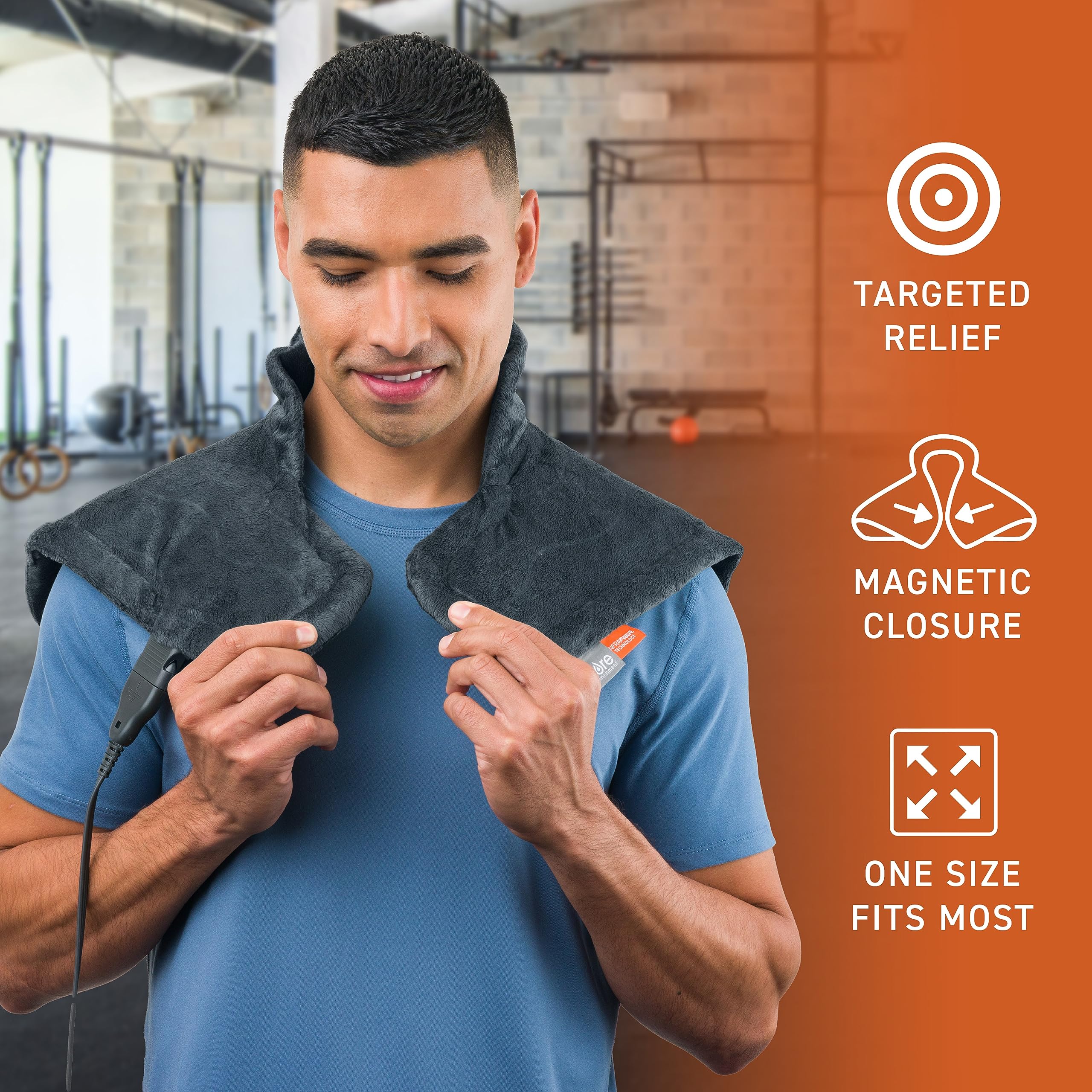 Foto 6 pulgar | Almohadilla Térmica Pure Enrichment Purerelief Pro Con Infrarrojos Lejanos Para Cuello Y Hombros - Venta Internacional.